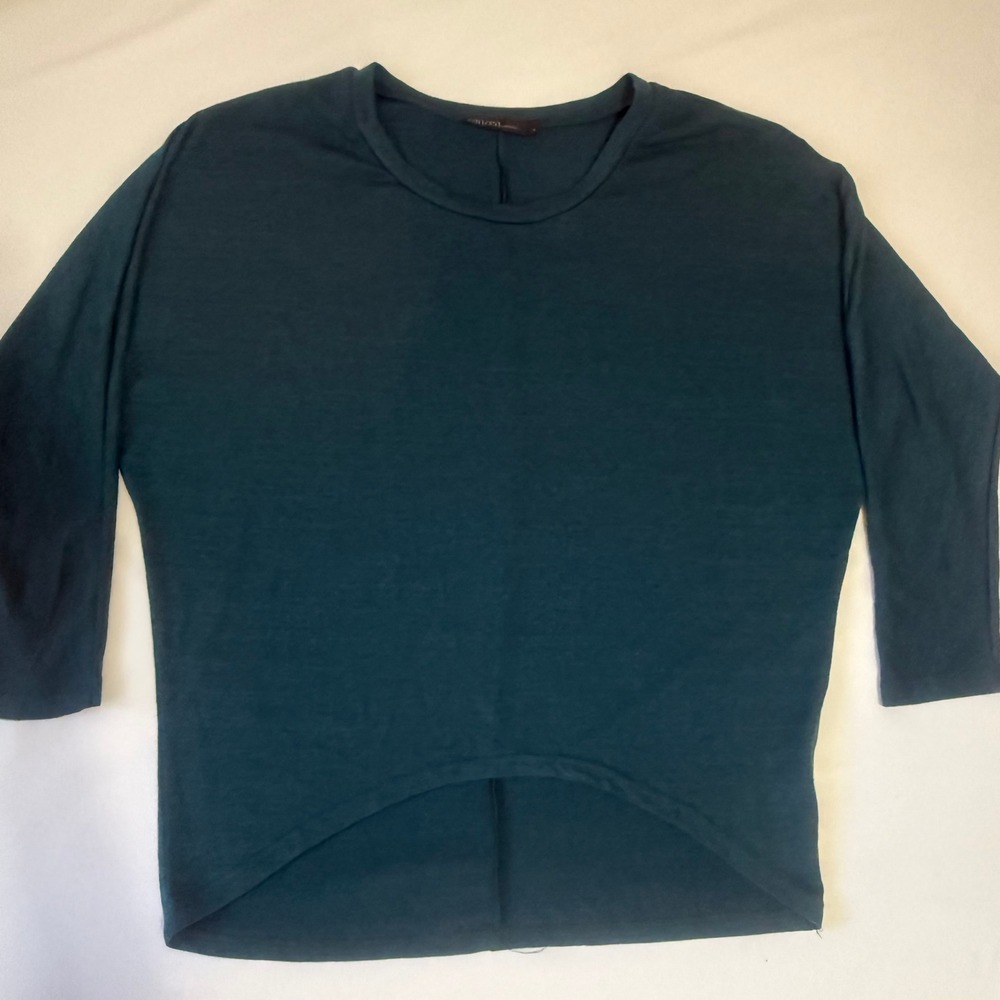 Zanzea Collection Teal Blue Relaxed Fit Dolman Sleeve Top Size S - Picture 7 of 9